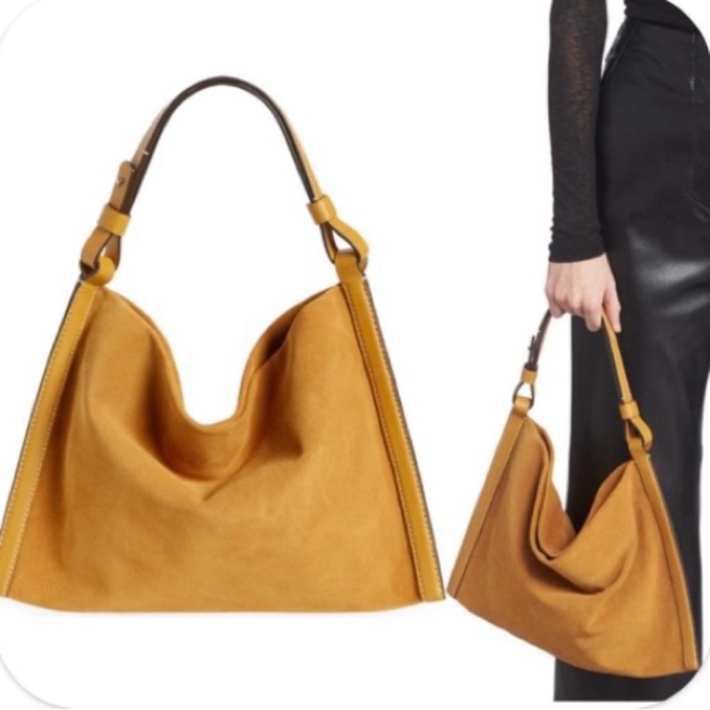 Proenza Schouler Mustard Suede Bag